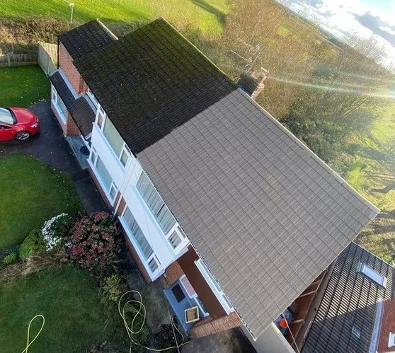 Professional roof cleaning in Southport